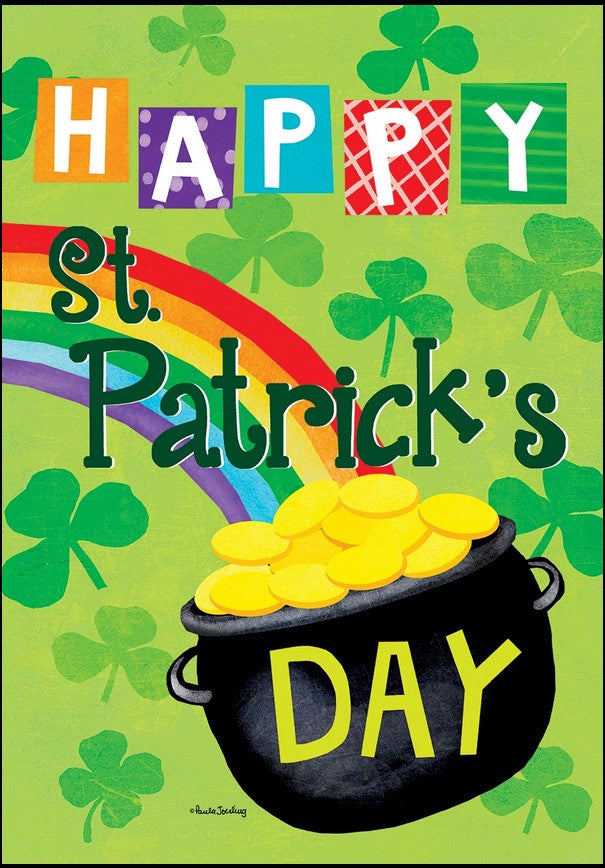 Rainbow-Gold-St-Pats-art-flag-28x40-CD