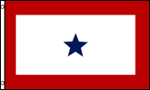 Blue Star - Service Banner 3x5 ft economy lt poly