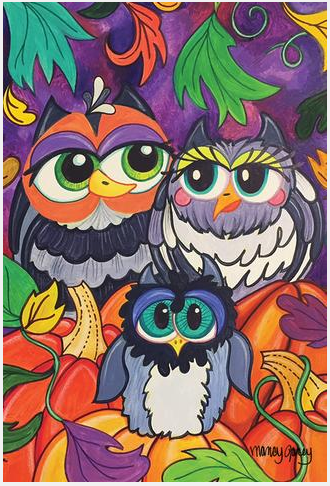 Owl-family-garden-TLG