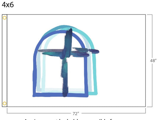 Austin 1st United Methodist Church-Easter Cross-4x6-ft-nyl-AN
