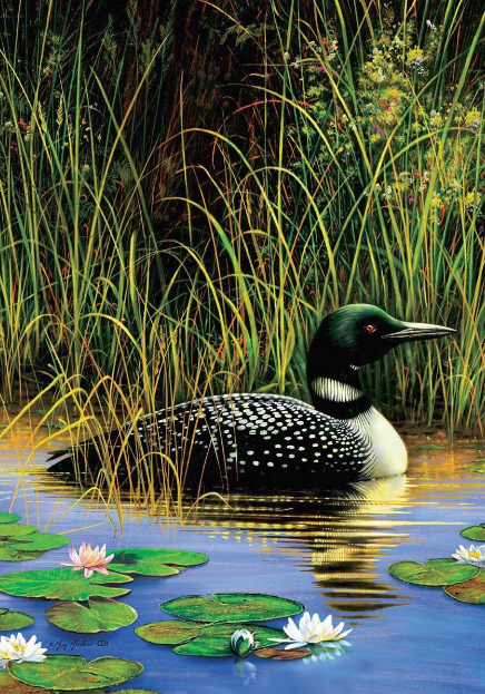 Loon-mini-art-flag-CD