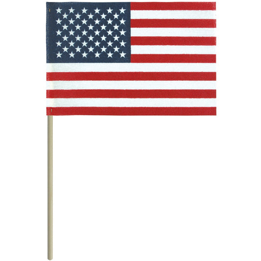 US-Flags-4x6in-NoFray-NoSpear-mtd-10.5in-whitewood