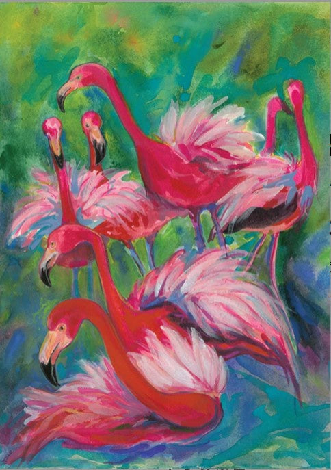 Flamingo-Fancy-28x40inch-art-TLA