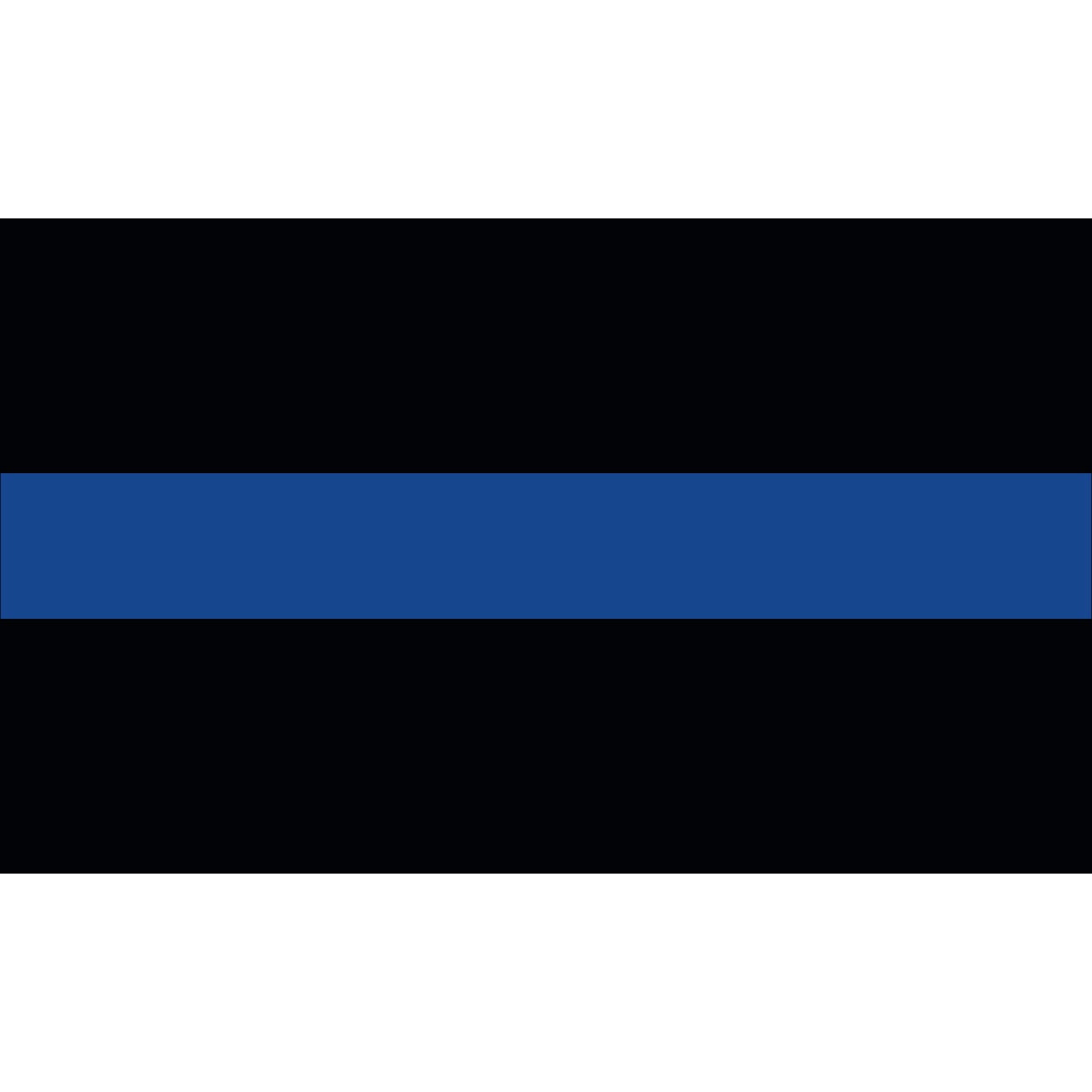 USz-Thin Blue Line 3x5 ft nylon-ed