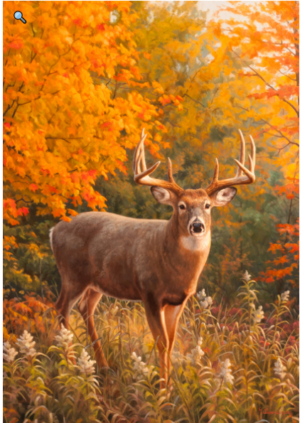 Fall-Buck-Garden-flag-12x18in-CD