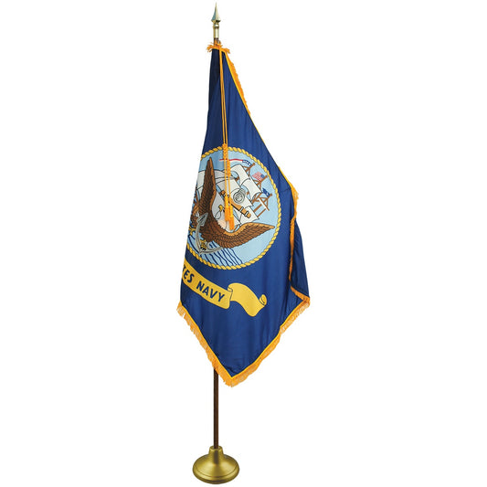US-Navy-3x5-ft-Indoor-Gold-Fringe-&-Sleeve-AN