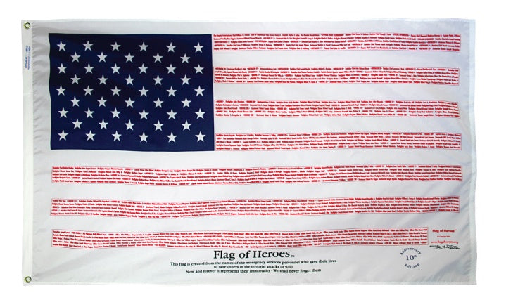 9/11 Flag-Of-Heros-3x5ft-poly-cotton-AN