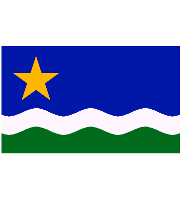 MN North Star flag 12x18" nylon h&g