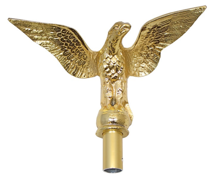 Indoor-Eagle-Gold-Finial-10inch-Gold-Brass-Plate-Alum-AN