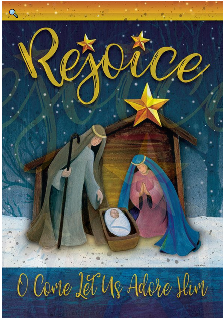 Art-flag-Rejoice-Manger-28x40inch-CD