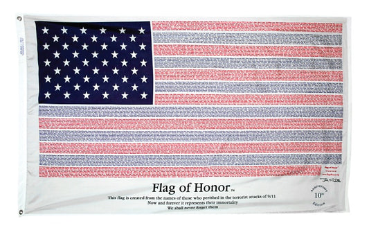 9/11 Flag Of Honor 3x5ft poly-cotton AN