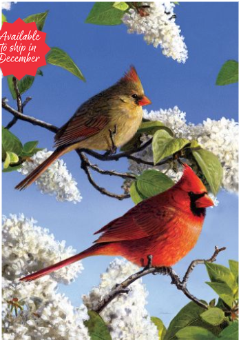 Cardinals-lilacs-garden-flag-12x18-CD