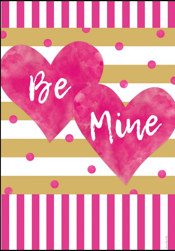 Pink-&-Gold-Hearts-Valentine-garden-flag-12x18-CD