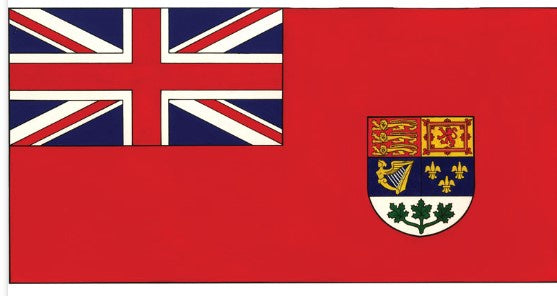 CANADIAN RED ENSIGN MTD 4X6 IN EB