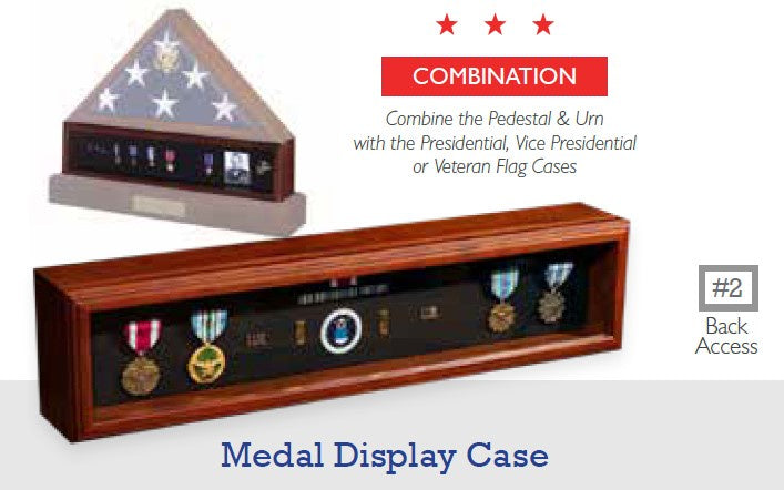 Display-case-Medals-Cherry-finish-(fits-cases-3-4-10-5x9.5-case-size)-SC