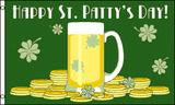 St Patrick-Happy St Pattys Day-3x5ft-poly-Fi