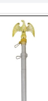 Flagpole Telescoping Eagle-8 ft x 1 1/16" aluminum-Fi
