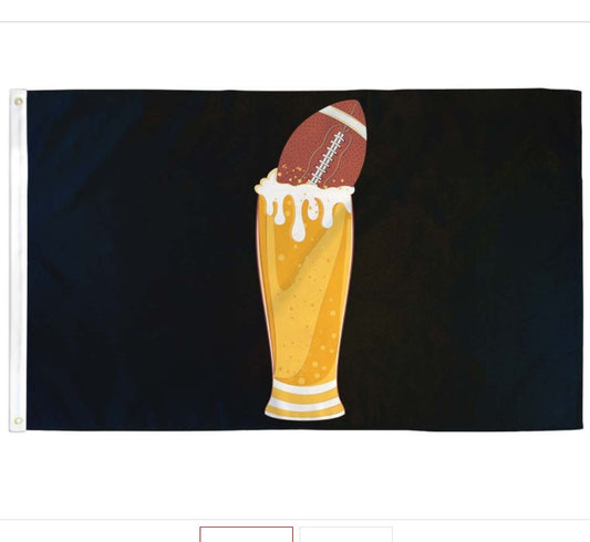 Football & Beer-3x5ft-poly-Fi