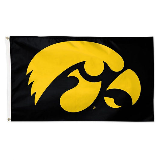 Iowa Hawkeyes logo only3x5ftFlagDeluxe