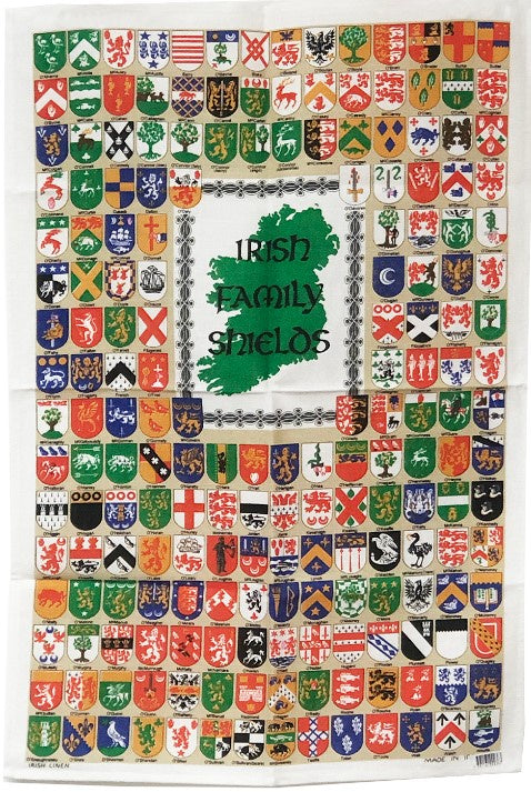 Irish Family Shields -linen 19x29.5 inch ET