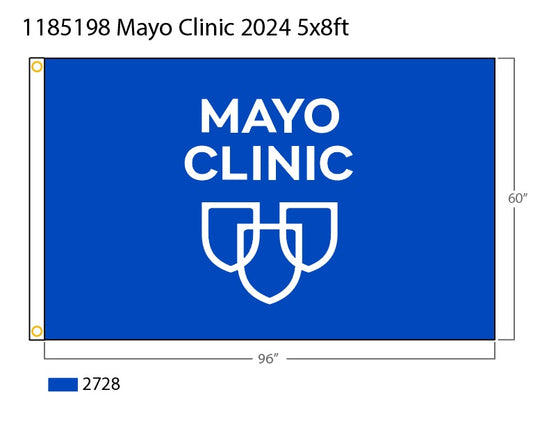 Mayo Clinic Shield-2024 logo - 5x8ft-nyl-AN