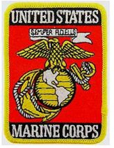 USMC-Marines-logo rectangle 4.25x3 in sticker-EE