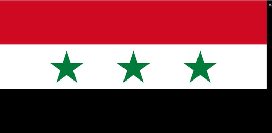 Syria- 1963-1971 3x5ft-poly
