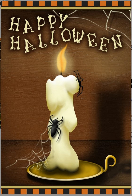 Creepy Candle-art-TLA-28x40inch