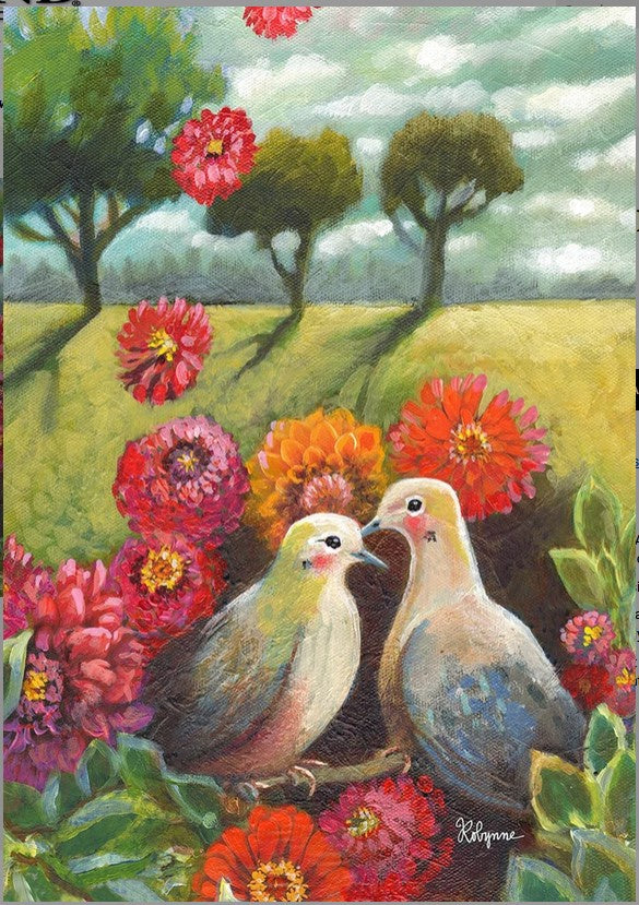 Love Doves-art-TLA-28x40inch