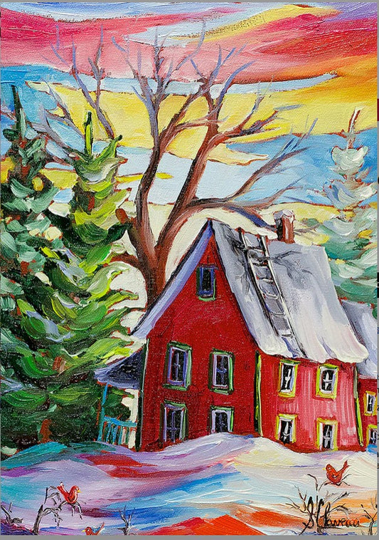 Winter farmhouse-Garden-TL