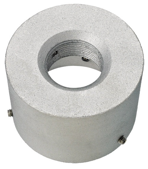 Truck-Pole-Top-Adapter-Cap-Satin-3.5-inch-x-1 1/4-inch-Thread-Aluminum-CC