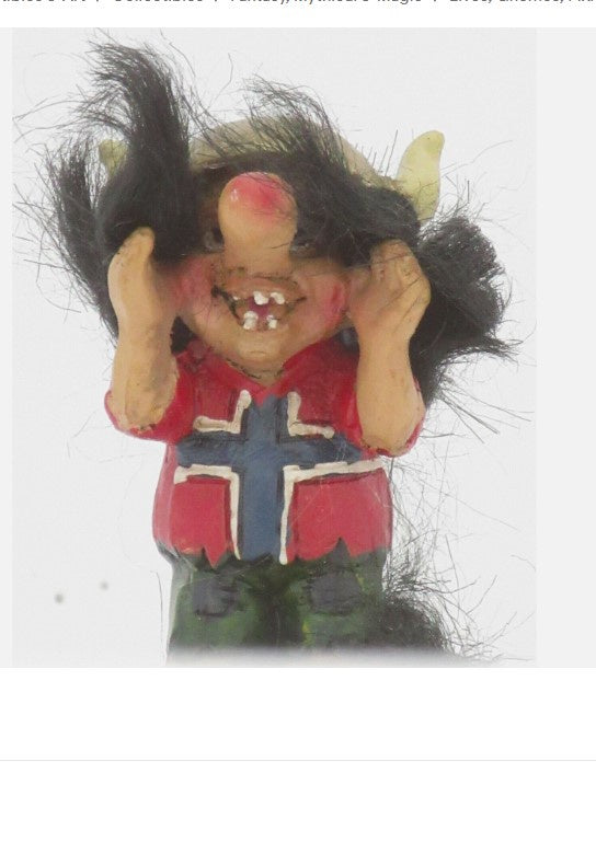 Troll-Viking Helm-Norge flag-4in-OD