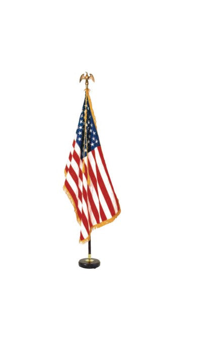 USA-3x5 ft Indoor Reg Sleeve-Fringe