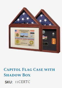 Display-case-Veteran-Certificate-Walnut-Wood-for5x9.5ft-USA-SC