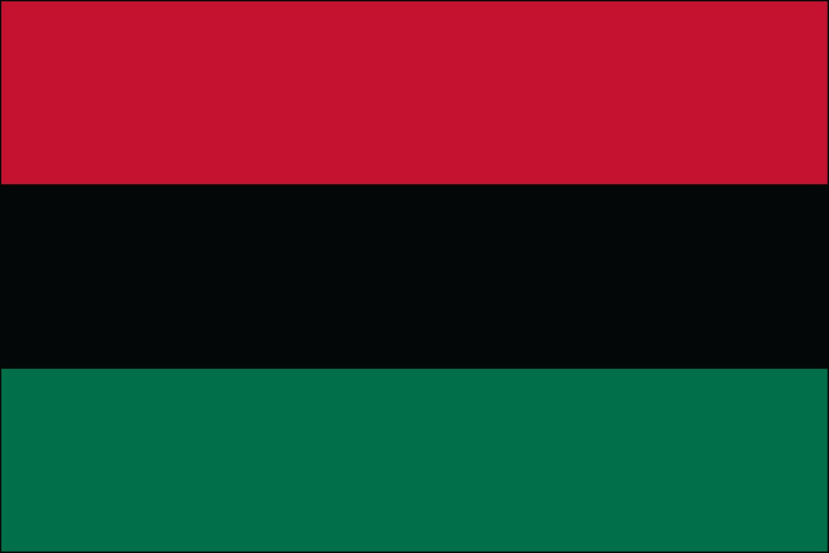 Afro-American-12x18-inch-nylon-outdoor-AN