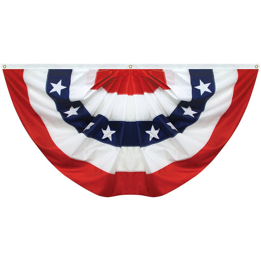 Pleated-fan-3x6-ft-cotton-bunting-RWB-stars-ED