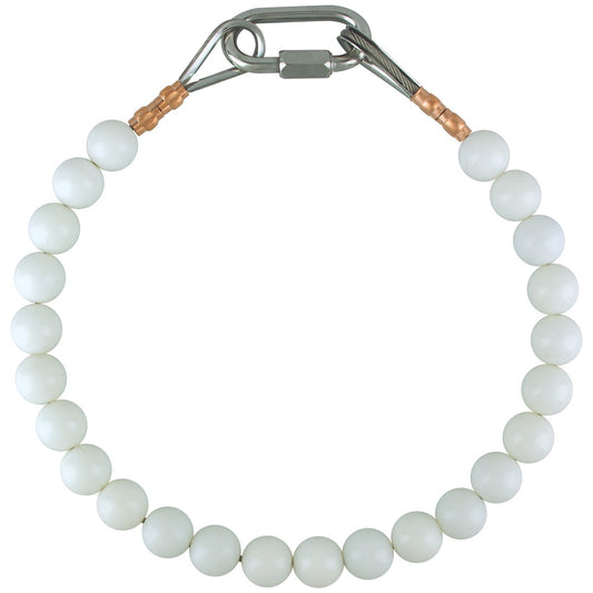 Beaded-Retainer-Ring-White-38in-7inPole-ED