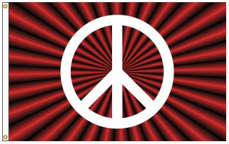 Peace-Sign-Red-3x5ft-nylon-h&g-FS