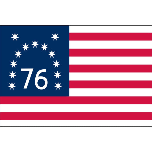 USH-Bennington 3x5 ft Embr Stars