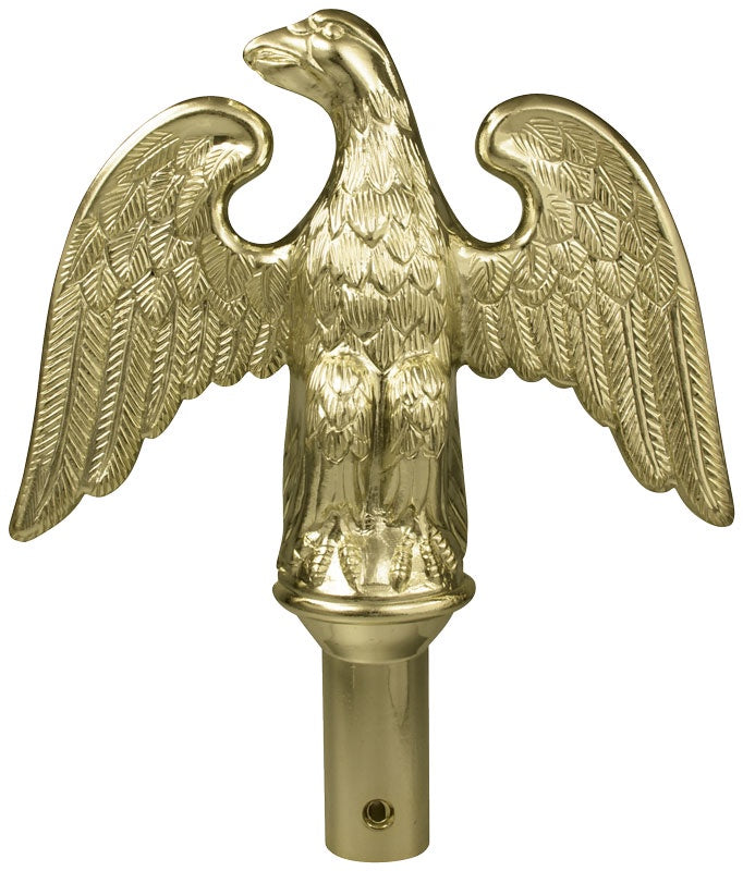 Indoor-Eagle-Gold-Finial-7inch-Gold-ABS Styrene-ED