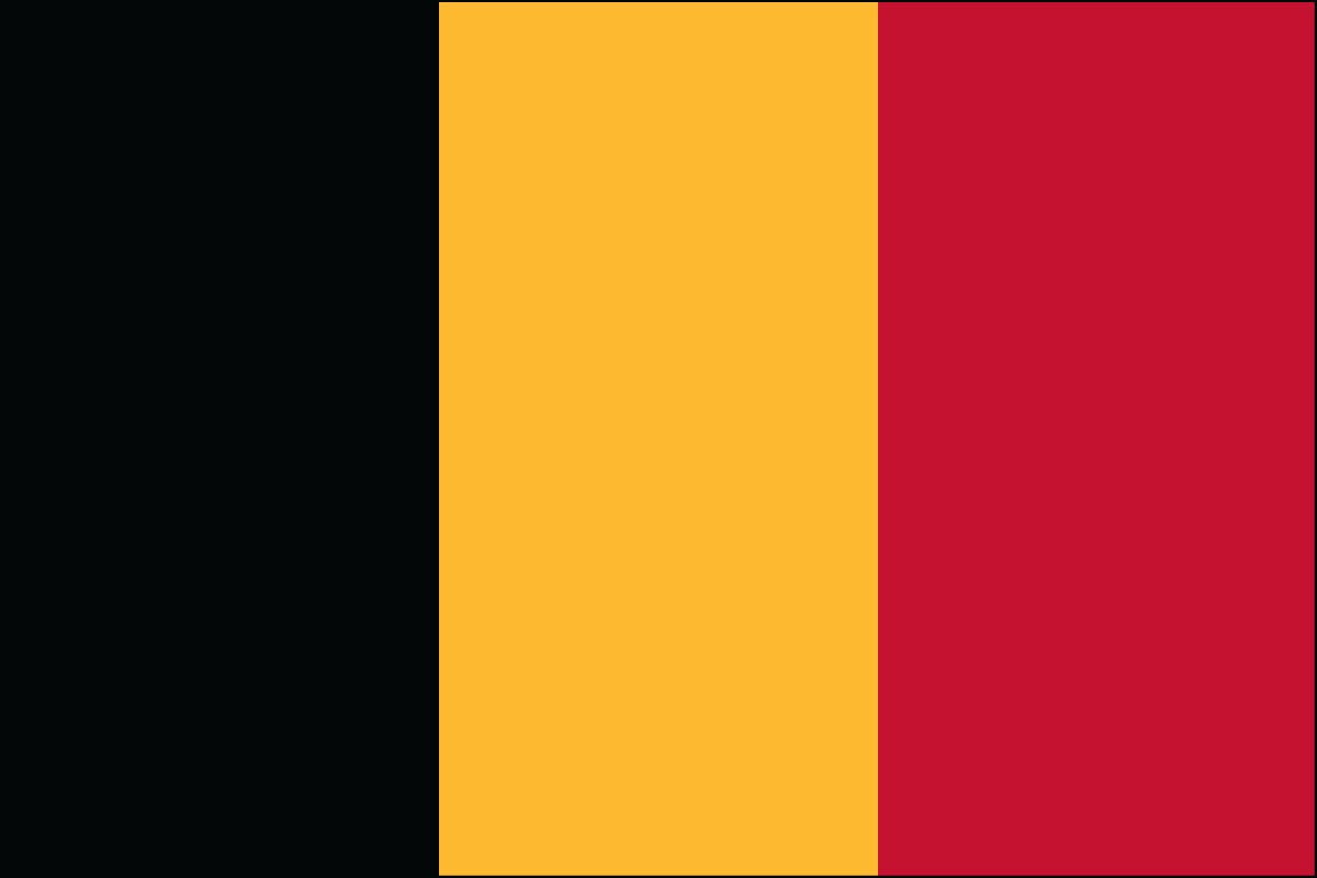 Belgium 3x5 ft nylon outdoor