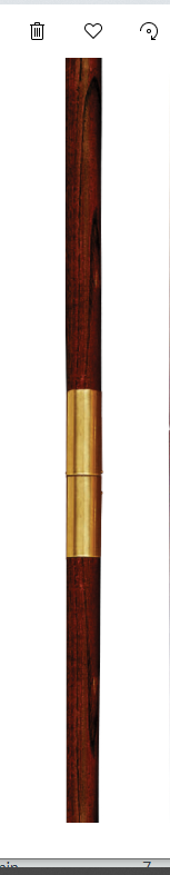Poles-oak-finish-8ftx1.25-inch-2-pc-AN