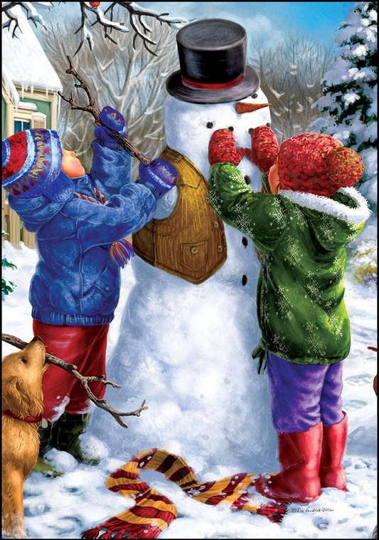 Building-A-Snowman-28x40inch-CD