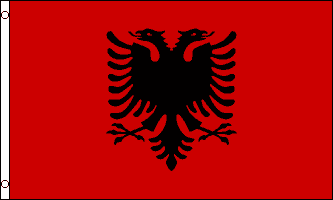 Albania Sticker 3.25x5"