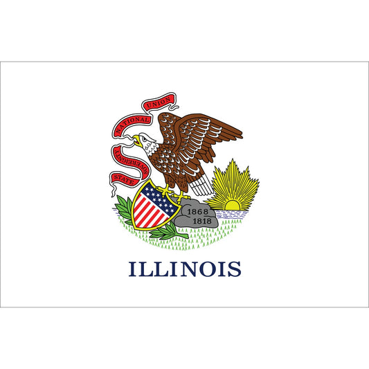Illinois 3x5 ft premium nylon-AN