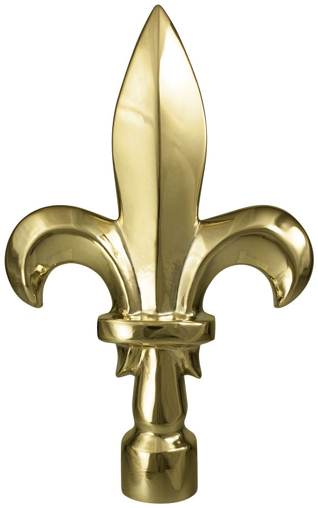 Fleur-de-Lis Finial Alum Gold ED