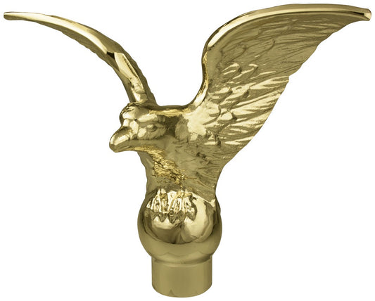 Eagle-Gold-Metal-Finial-7-inch-Indoor-Ferrule-Powdercoated-ED