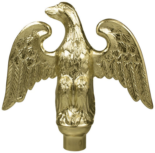 Eagle-Gold-Perched-Metal-Finial-5x5-Inch-Ferrule-Indoor-ED