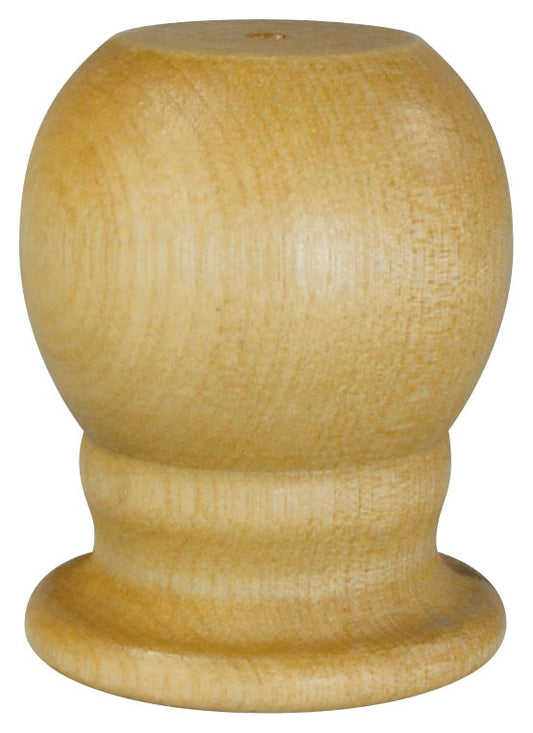 Wall Pole-Wood Ball for 1 inch pole -Ornament ED