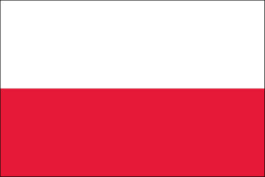 Poland -Civil (no eagle)-3x5 ft premium nylon ED